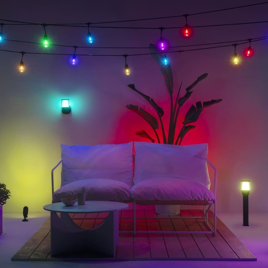 WiZ - LED RGBW ρυθμιζόμενο εξωτερικό φωτιστικό ELPAS LED/4,8W/12/230V 2700-5000K IP65 Wi-Fi