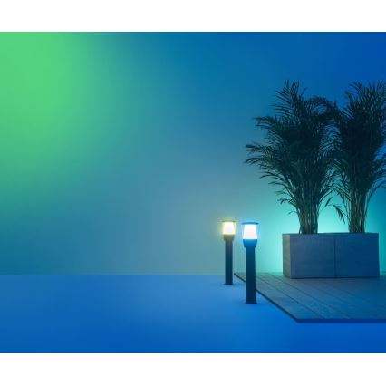 WiZ - LED RGBW ρυθμιζόμενο εξωτερικό φωτιστικό ELPAS LED/4,8W/12/230V 2700-5000K IP65 Wi-Fi