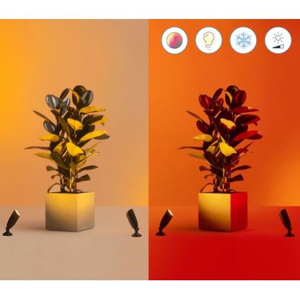 WiZ - Ρυθμιζόμενο εξωτερικό φωτιστικό σημείου LED RGBW SPOT LED/4W/12V 2700K-5000K IP65 Wi-Fi