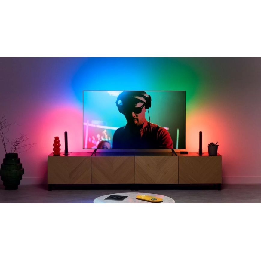 WiZ -ΣΕΤ 2 τεμ. LED RGBIC Ρυθμιζόμενο φωτιστικό GRADIENT LED/8,2W/230V 2700-6500K Wi-Fi