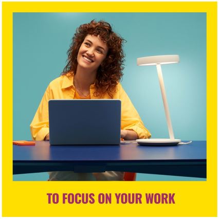 WiZ - Επιτραπέζια λάμπα dimming LED PORTRAIT LED/10W/5V Wi-Fi 2700-6500K CRI 90