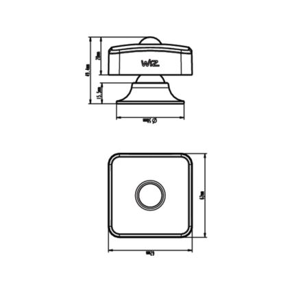 WiZ - Ανιχνευτής κίνησης 1xLR6 Wi-Fi