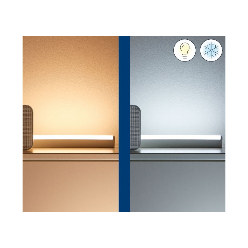 WiZ - ΣΕΤ 2x LED RGBW Λάμπες ντιμαριζόμενες BAR LED/5,5W/230V 2200-6500K Wi-Fi