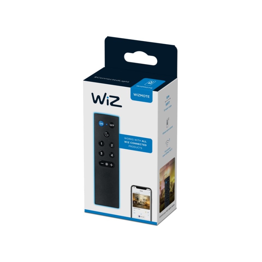 WiZ - Τηλεχειριστήριο WIZMOTE 2xAAA Wi-Fi