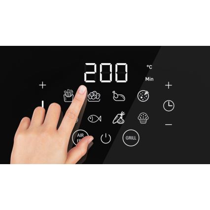 WMF - Φριτέζα θερμού αέρα MULTI TASTE 1550W/230V μαύρο