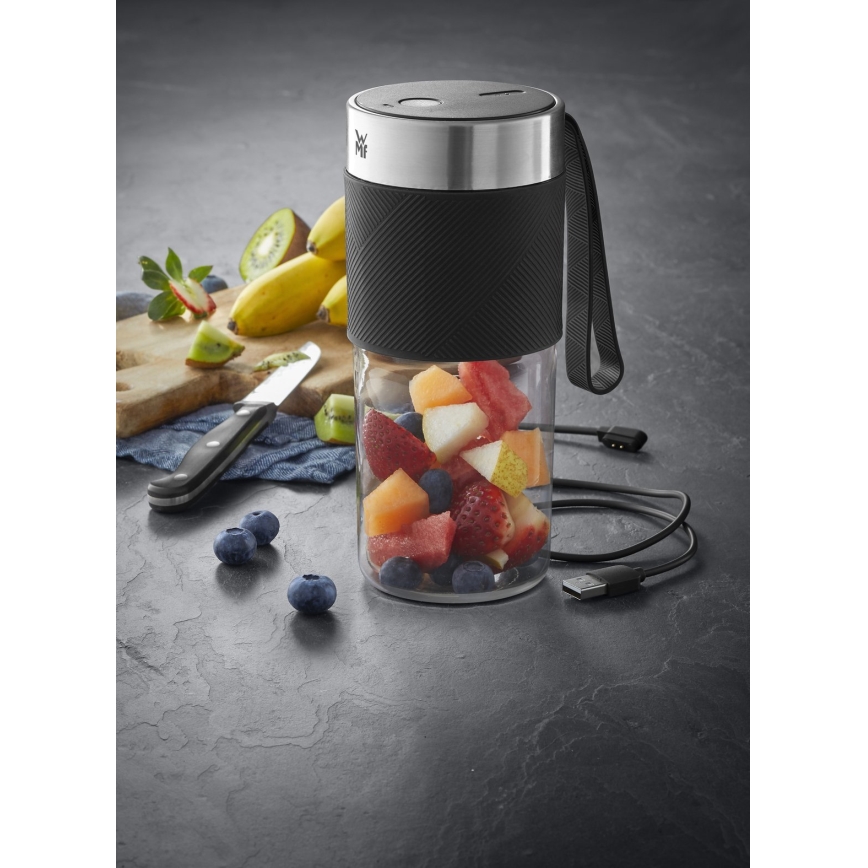 WMF - Φορητό μπλέντερ για smoothies KITCHENminis 50W/7,4V 1200 mAh ανοξείδωτο ατσάλι
