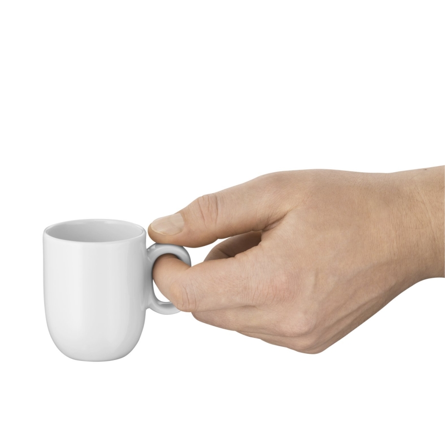 WMF - Σετ 2x Φλιτζάνι εσπρέσο με πιατάκι BARISTA λευκό