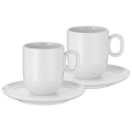 WMF - Σετ 2x Φλιτζάνι για café creme με πιατάκι BARISTA 170 ml λευκό