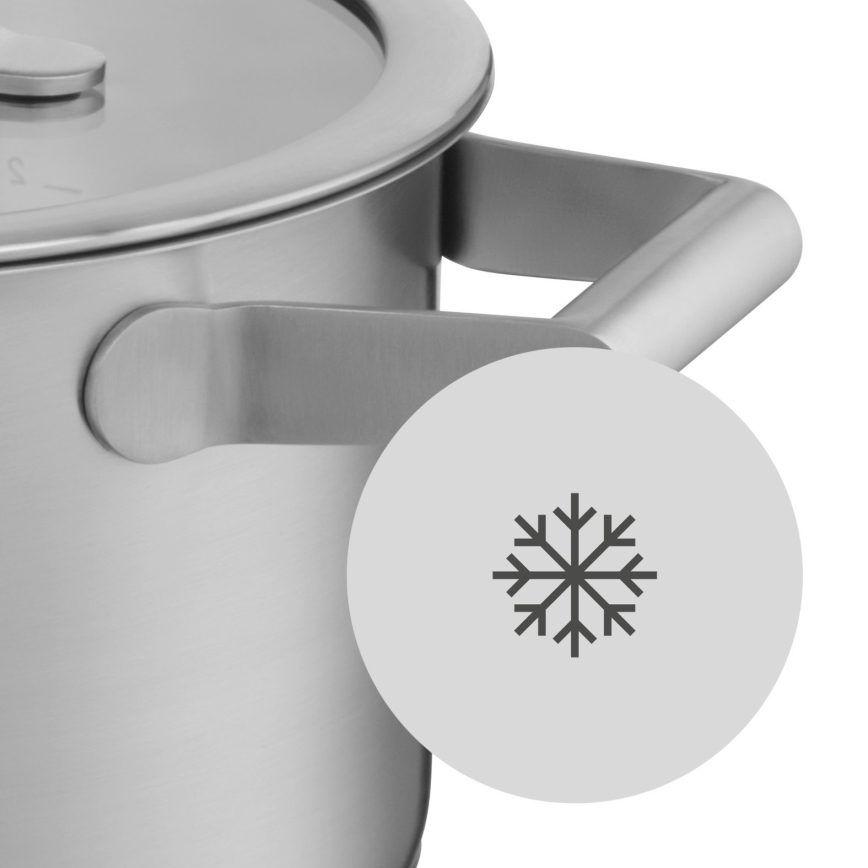 WMF - Σετ κατσαρόλες 5τμχ COMFORT LINE ανοξείδωτο ατσάλι