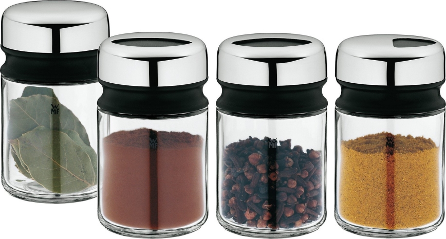 WMF - Σετ βαζάκια μπαχαρικών 4pcs DEPOT 9,5 cm ανοξείδωτο ατσάλι