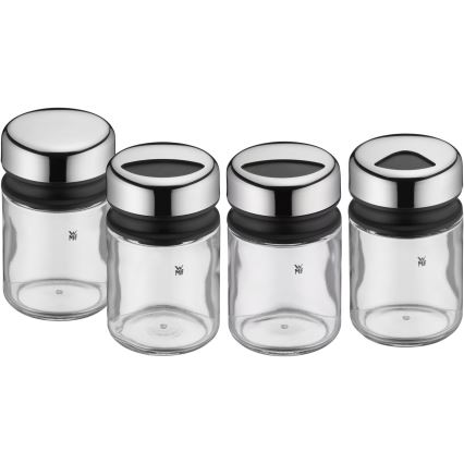 WMF - Σετ βαζάκια μπαχαρικών 4pcs DEPOT 9,5 cm ανοξείδωτο ατσάλι