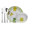 WMF - Παιδικό σετ φαγητού και μαχαιροπήρουνα SAFARI 6pcs