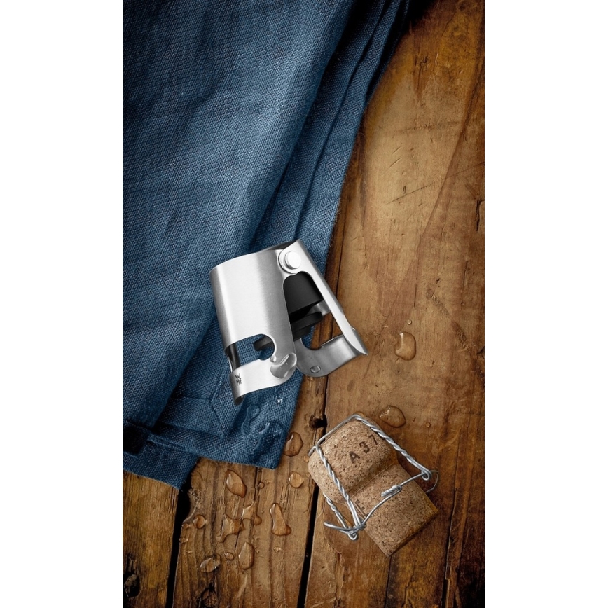 WMF - Πώμα για σαμπάνια CLEVER & MORE 4x5 cm από ανοξείδωτο ατσάλι