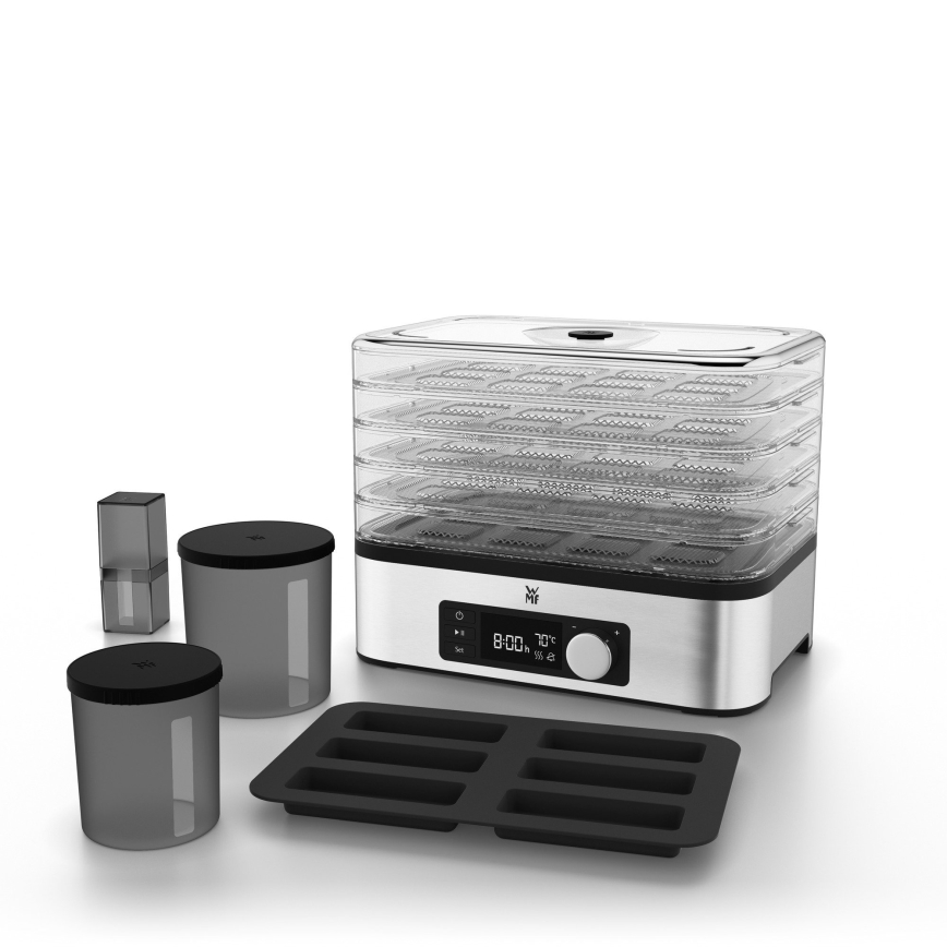 WMF - Αποξηραντής τροφίμων με θερμοστάτη KITCHENminis 220W/230V ανοξείδωτο ατσάλι