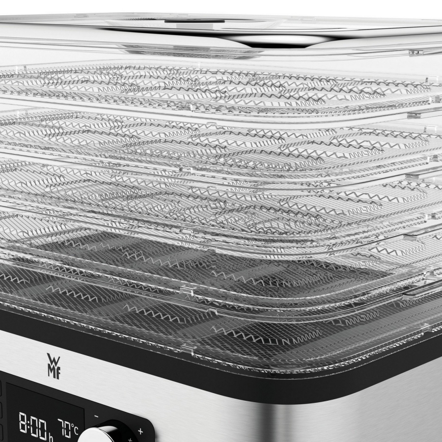 WMF - Αποξηραντής τροφίμων με θερμοστάτη KITCHENminis 220W/230V ανοξείδωτο ατσάλι