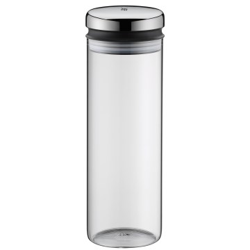 WMF - Γυάλινο βάζο τροφίμων DEPOT 1,5l ανοξείδωτο ατσάλι