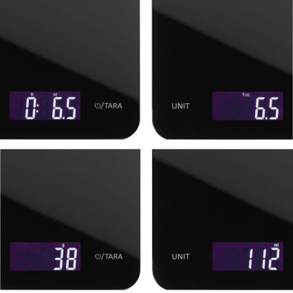 WMF - Ζυγαριά κουζίνας 2xCR2032 μαύρο