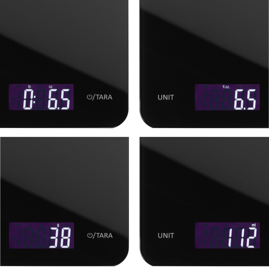 WMF - Ζυγαριά κουζίνας 2xCR2032 μαύρο