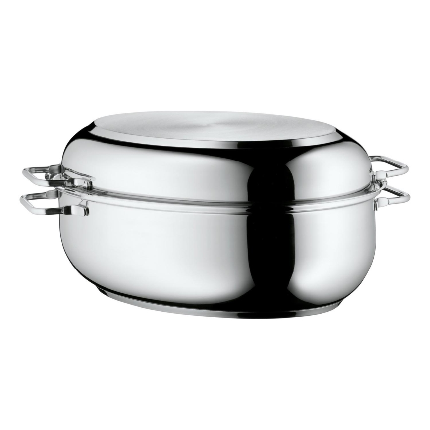 WMF - Οβάλ γάστρα ψησίματος με καπάκι  41x28,5 x18 cm ανοξείδωτο ατσάλι