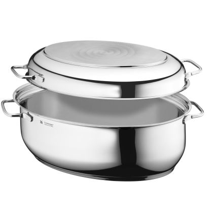 WMF - Οβάλ γάστρα ψησίματος με καπάκι  41x28,5 x18 cm ανοξείδωτο ατσάλι