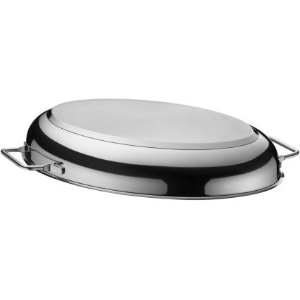 WMF - Οβάλ γάστρα ψησίματος με καπάκι  41x28,5 x18 cm ανοξείδωτο ατσάλι