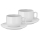 WMF - ΣΕΤ 2x Κούπα καπουτσίνο με πιατάκι BARISTA 160 ml λευκό