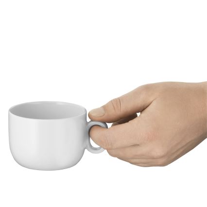 WMF - ΣΕΤ 2x Κούπα καπουτσίνο με πιατάκι BARISTA 160 ml λευκό