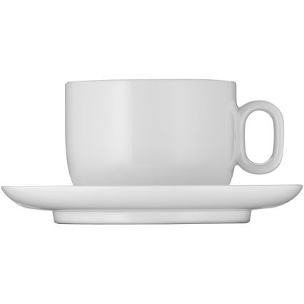 WMF - ΣΕΤ 2x Κούπα καπουτσίνο με πιατάκι BARISTA 160 ml λευκό