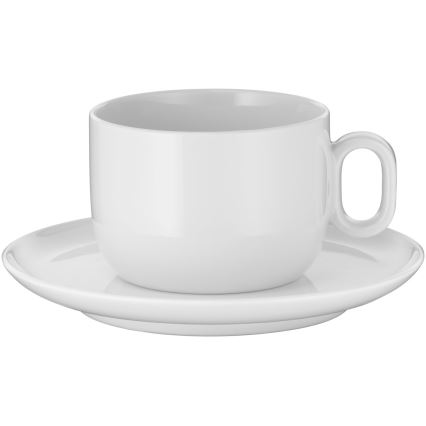 WMF - ΣΕΤ 2x Κούπα καπουτσίνο με πιατάκι BARISTA 160 ml λευκό