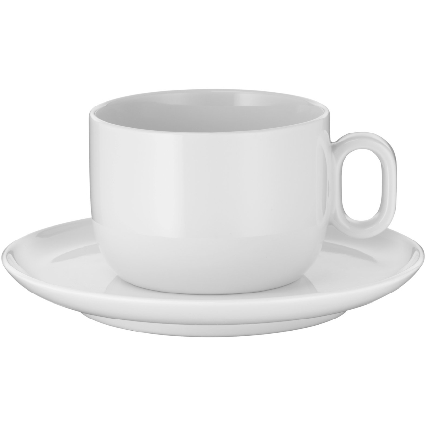 WMF - ΣΕΤ 2x Κούπα καπουτσίνο με πιατάκι BARISTA 160 ml λευκό
