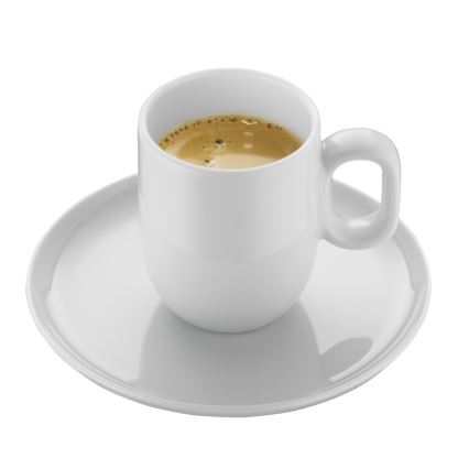 WMF - ΣΕΤ 2x Φλιτζάνι εσπρέσο με πιατάκι BARISTA λευκό