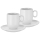 WMF - ΣΕΤ 2x Φλιτζάνι καφέ με πιατάκι BARISTA 170 ml λευκό