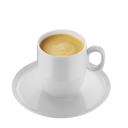 WMF - ΣΕΤ 2x Φλιτζάνι καφέ με πιατάκι BARISTA 170 ml λευκό