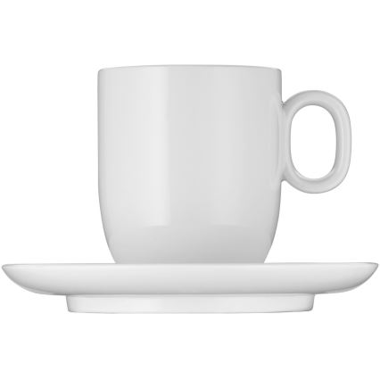 WMF - ΣΕΤ 2x Φλιτζάνι καφέ με πιατάκι BARISTA 170 ml λευκό