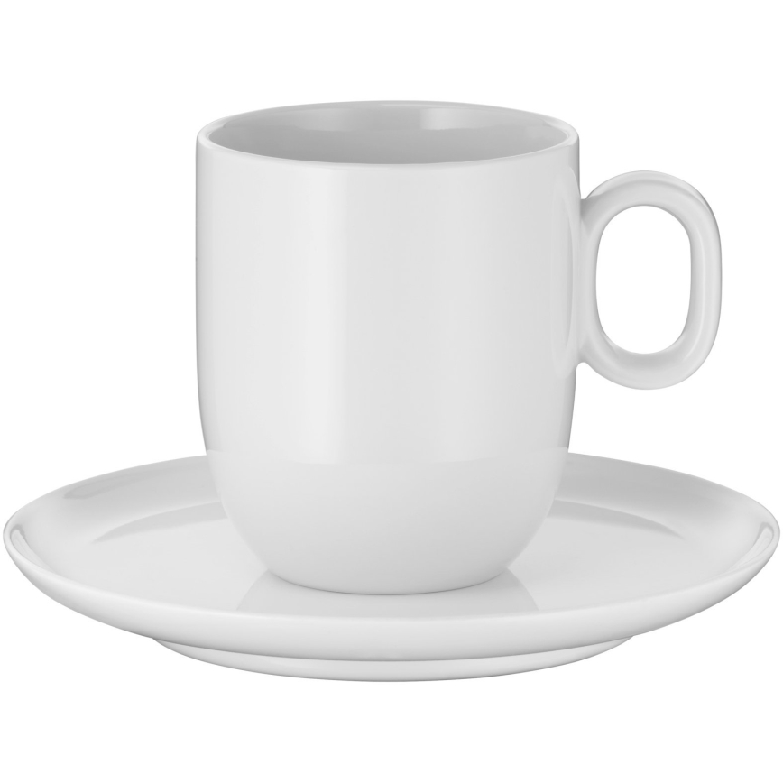WMF - ΣΕΤ 2x Φλιτζάνι καφέ με πιατάκι BARISTA 170 ml λευκό