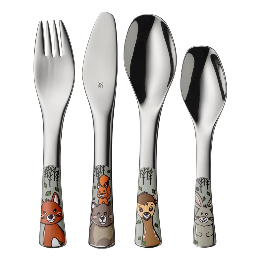 WMF - Σετ παιδικά μαχαιροπίρουνα FOREST FRIENDS 4pcs