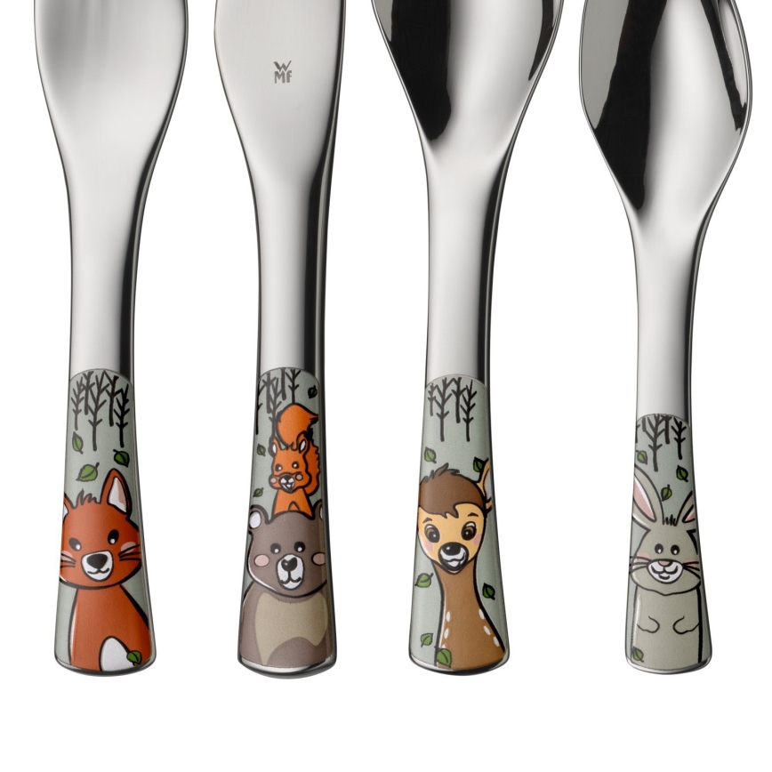 WMF - Σετ παιδικά μαχαιροπίρουνα FOREST FRIENDS 4pcs