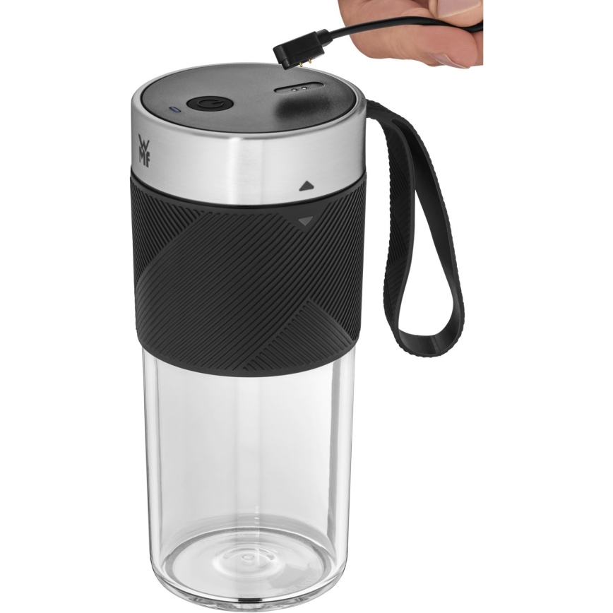 WMF - Φορητό μπλέντερ για smoothies KITCHENminis 50W/7,4V 1200 mAh ανοξείδωτο ατσάλι