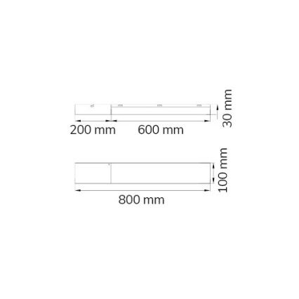Wofi 11277 - ΣΕΤ 3x LED RGBW Ρυθμιζόμενο φωτιστικό οροφής FOURLIGHTS LED/30W/230V + τηλεχειριστήριο