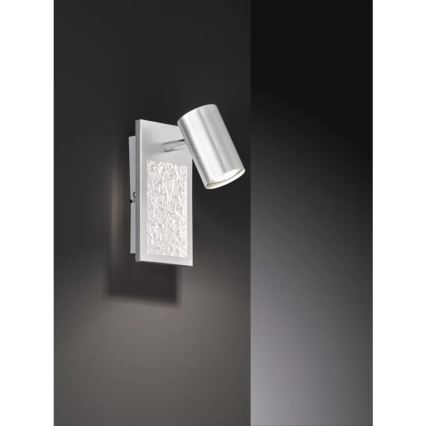 Wofi 11589 - Φωτιστικό σποτ τοίχου LED BALI 1xGU10/5W/230V + LED/6W/230V
