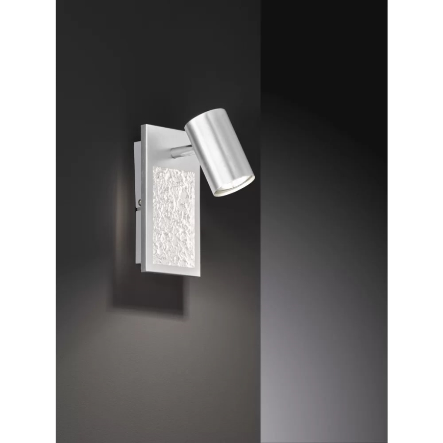 Wofi 11589 - Φωτιστικό σποτ τοίχου LED BALI 1xGU10/5W/230V + LED/6W/230V
