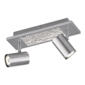 Wofi 11590 - LED Σποτ φωτιστικό BALI 2xGU10/5W/230V + LED/4,5W/230V
