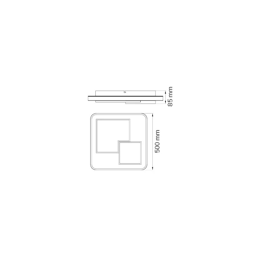 Wofi 11610 - LED Dimmable φωτιστικό οροφής FELA LED/40,5W/230V 3000K