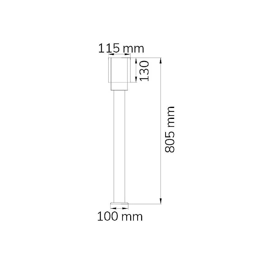 Wofi 12232 - Λάμπα εξωτερικού χώρου PITA 1xE27/10W/230V IP54