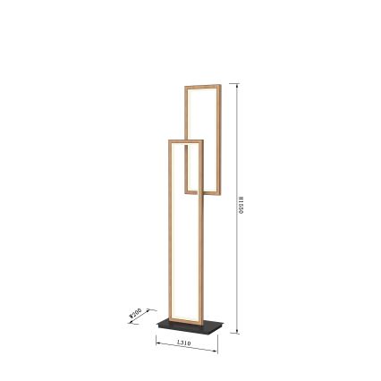 Wofi 3023-206 - Επιδαπέδια λάμπα dimming LED PESCARA LED/21W/230V