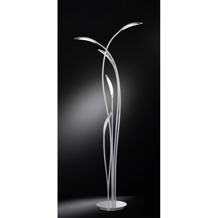 Wofi 3326.05.01.5000 - Επιδαπέδια λάμπα dimming LED HAMPTON 5xLED/5,2W/230V + τηλεχειριστήριο