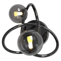 Wofi 4014-205 - Φωτιστικό τοίχου LED NANCY 2xG9/3,5W/230V μαύρο χρώμιο
