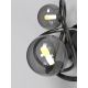 Wofi 4014-205 - Φωτιστικό τοίχου LED NANCY 2xG9/3,5W/230V μαύρο χρώμιο