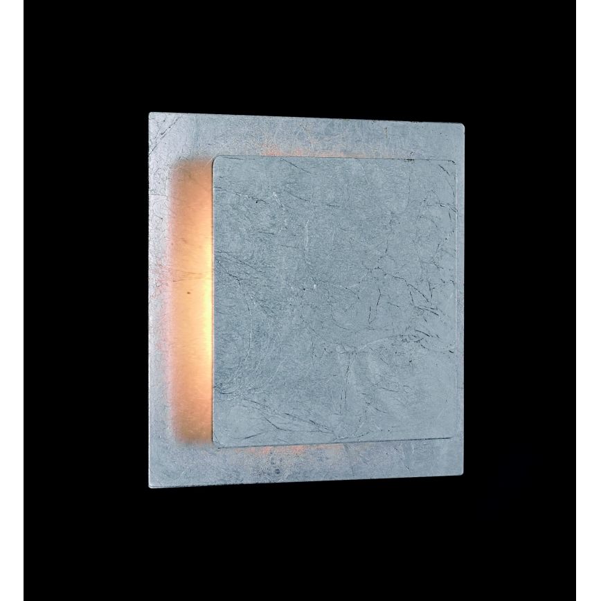 Wofi 4048-103Q - Φωτιστικό τοίχου LED BAYONNE LED/6,5W/230V ασήμι