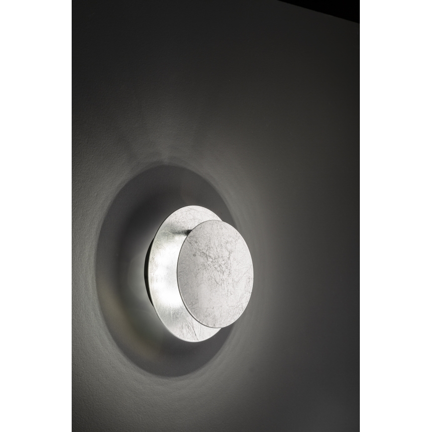Wofi 4048-303R - Φωτιστικό τοίχου LED BAYONNE LED/6,5W/230V ασήμι
